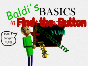 İndir Baldi's Basics in Find the Button için Minecraft 1.13.1